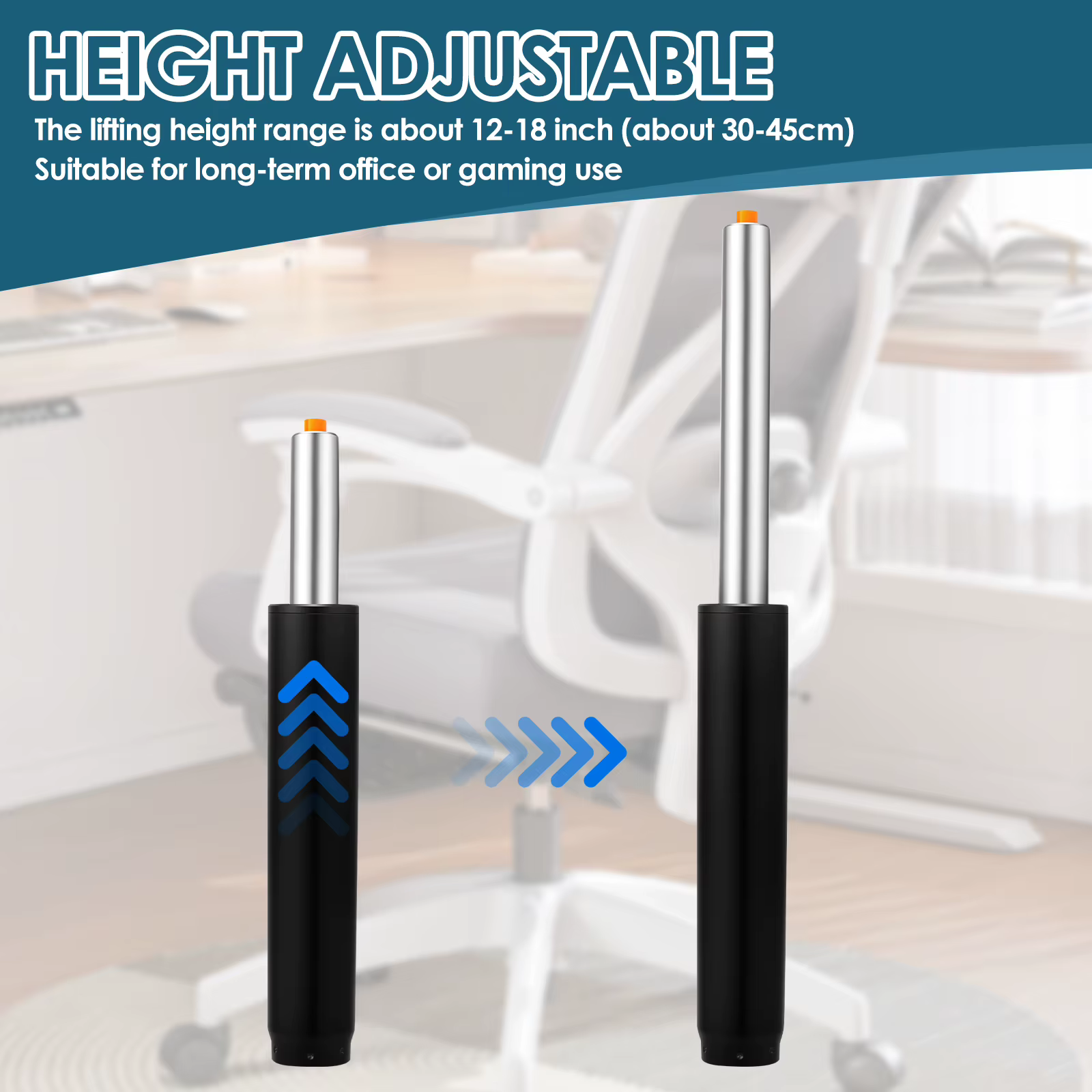 Tige de support pneumatique robuste