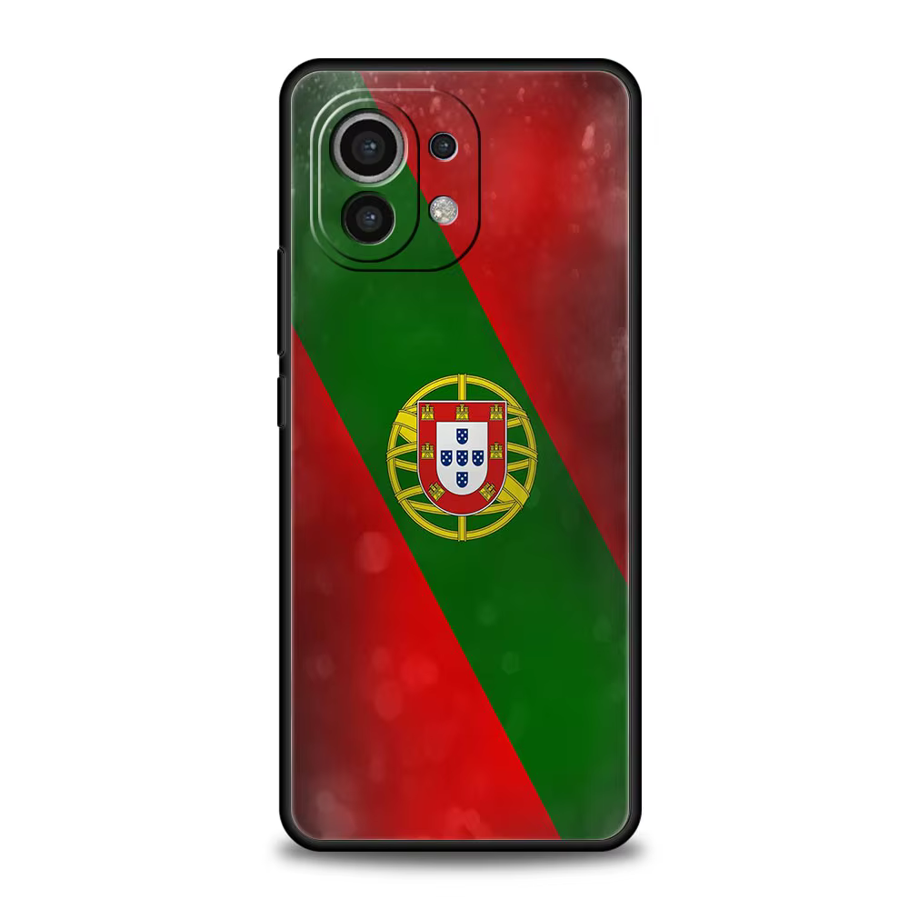 Coque de téléphone Portugal, étui souple pour Xiaomi Mi 17 15T 15 14 14T 13T 12T Pro 12 13 Lite 5G 11T Poco X6 X7 X5 Pro
