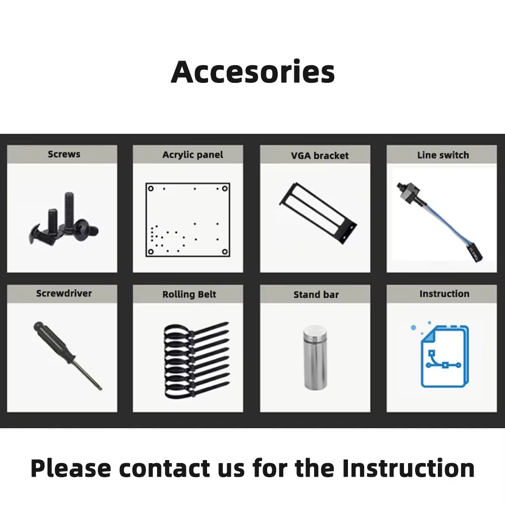 Accessoires de châssis d'ordinateur de plateforme MOBO