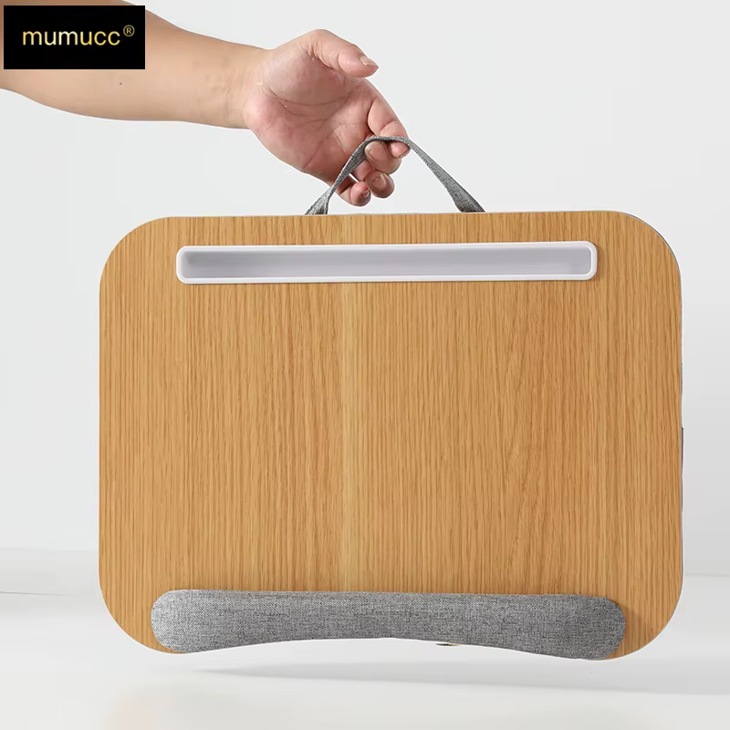 MUMUCC Bureau portable pour ordinateur portable avec coussin moelleux