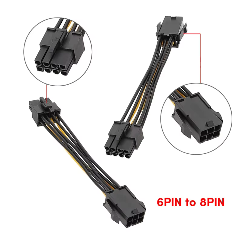 Câble adaptateur d'alimentation pour châssis de carte vidéo CPU