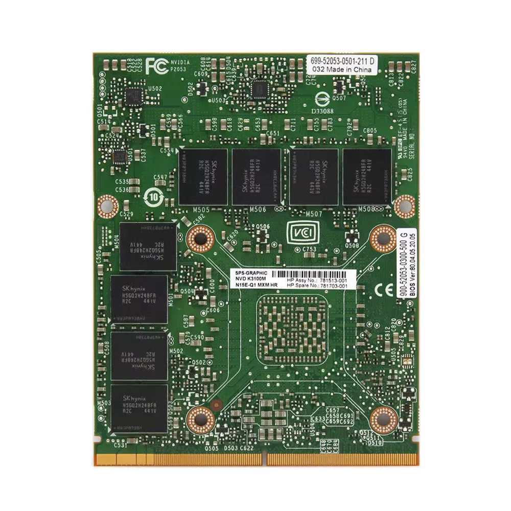 Carte graphique Quadro K3100 K3100M GDDR5 4GB N15E-Q1-A2 avec support en X pour Apple iMac A1312 27 pouces 2010 2011