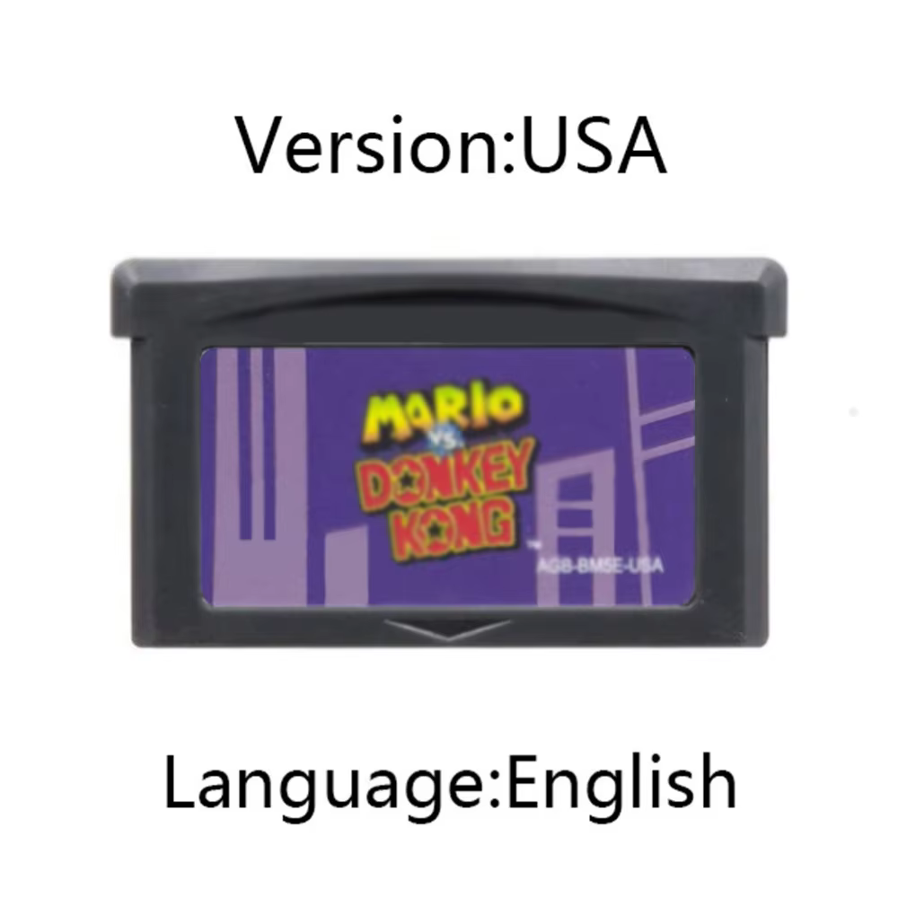Cartouche de jeu vidéo Donkey Kong GBA 32 bits