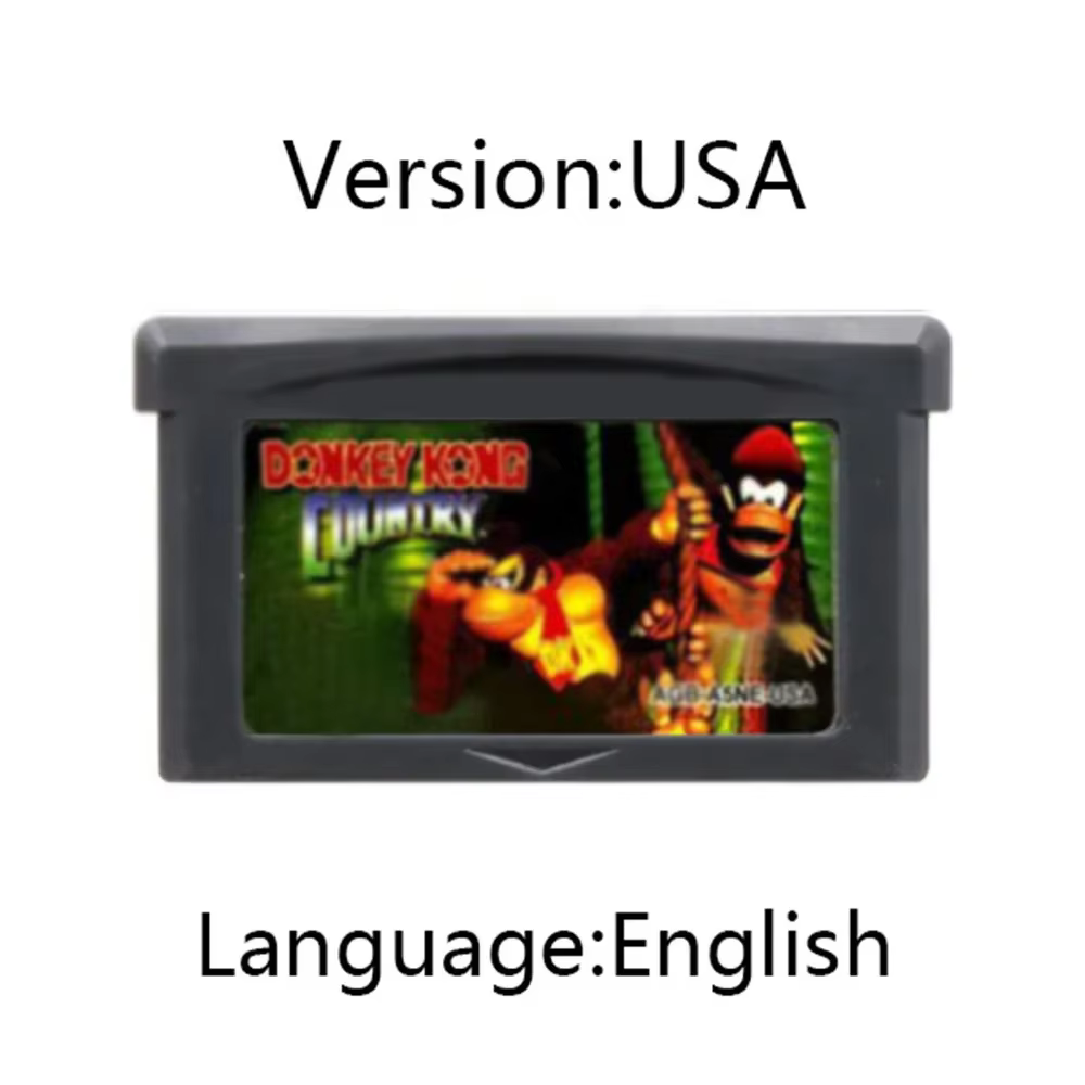 Cartouche de jeu vidéo GBA 32 bits