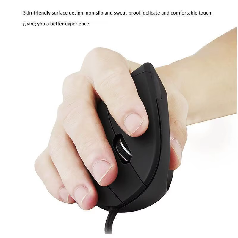 Souris de jeu ergonomique RVB verticale filaire