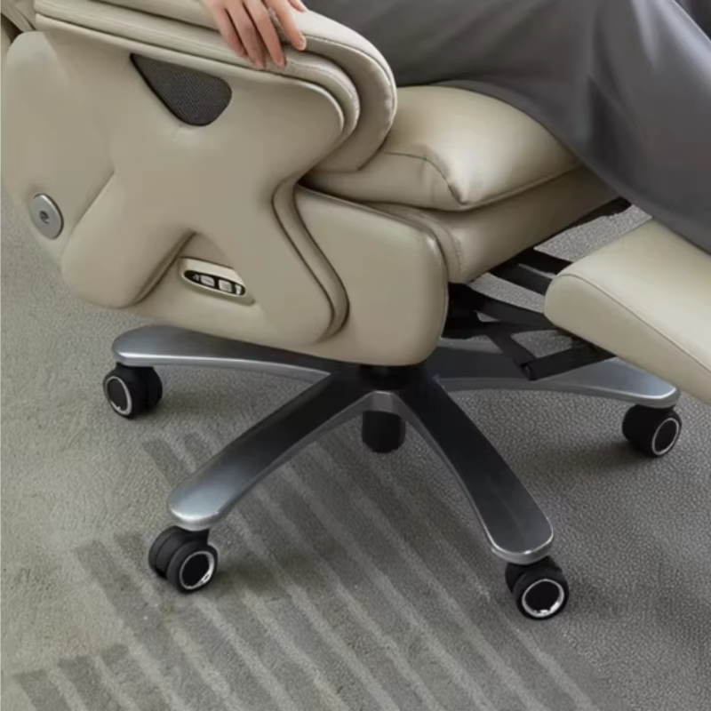 Fauteuil de bureau inclinable électrique avec grand dossier