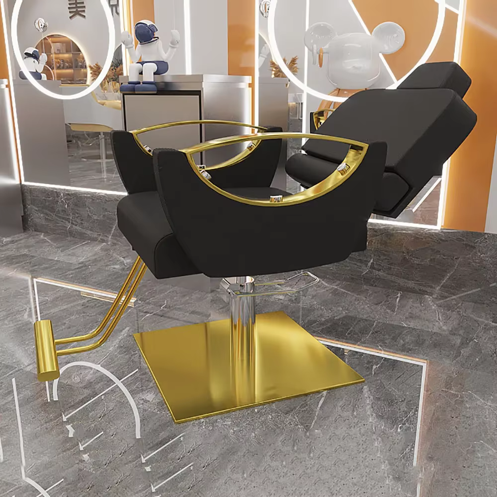 Équipement chaise de barbier nordique ergonomique moderne Simple Salon