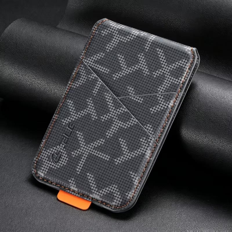 Porte-cartes de crédit Magsafe pour hommes, portefeuille minimaliste, étui de luxe pour cartes bancaires, mini portefeuille fin pour IPhone Pro Max Plus Cartera