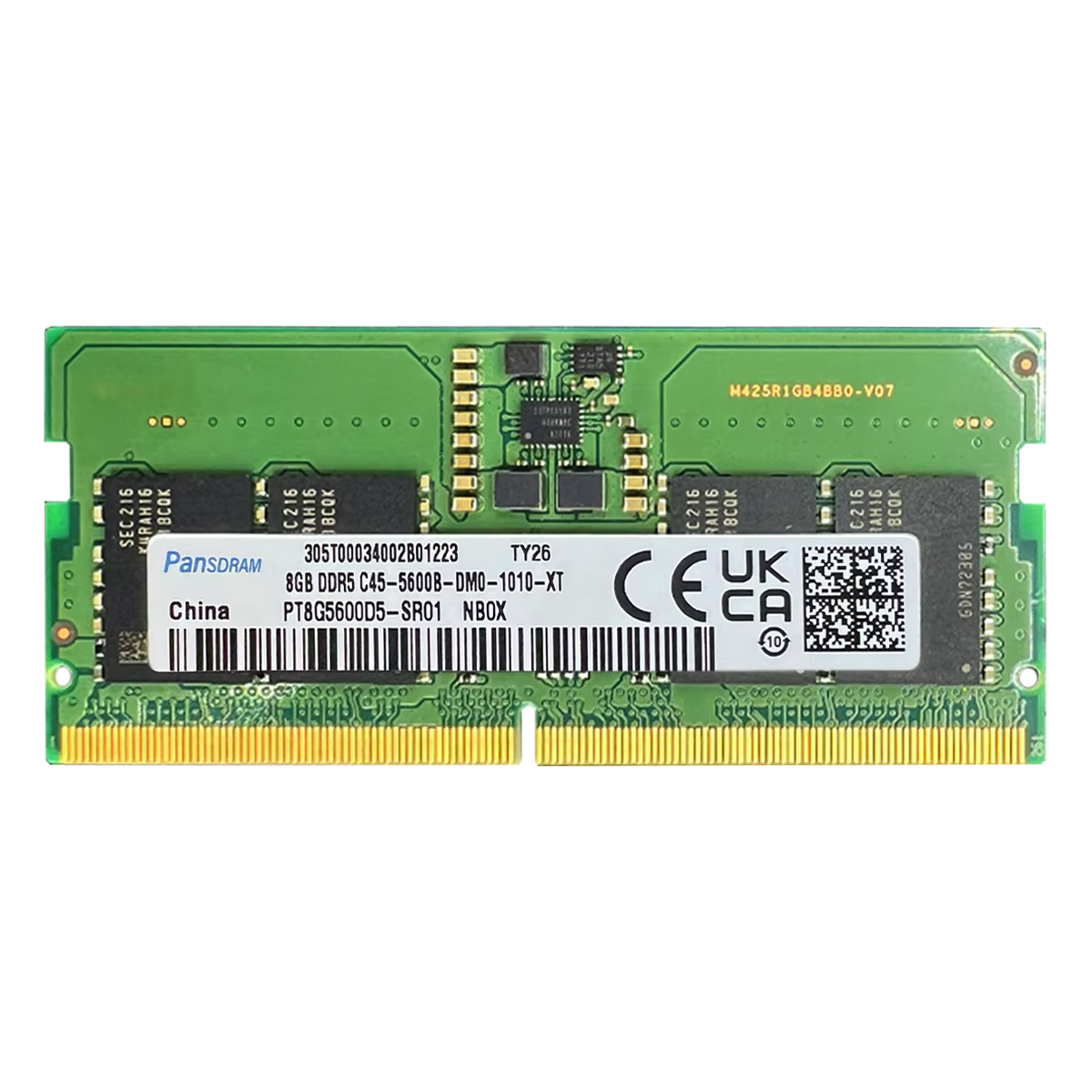 Mémoire RAM pour ordinateur portable Pansdram DDR5 8 Go 16 Go 32 Go 4800 5600 PC5 38400 44800