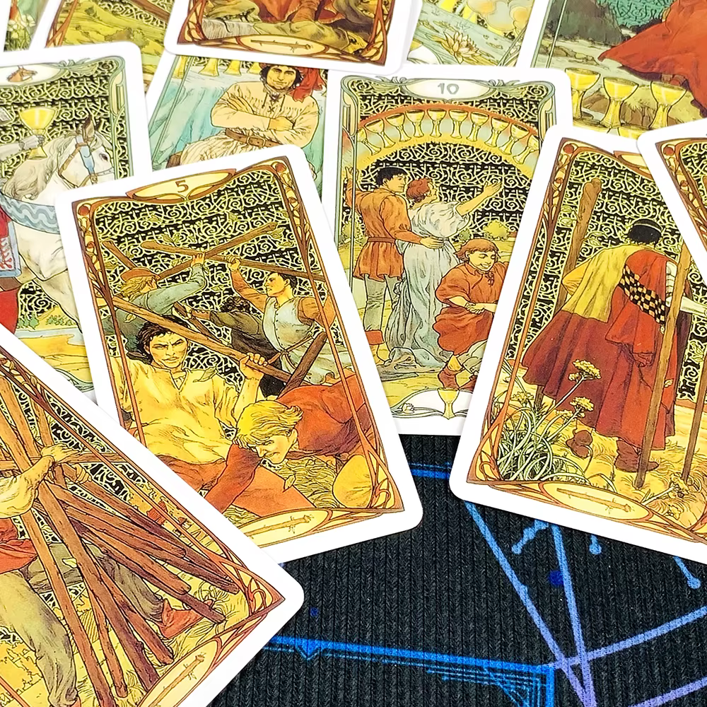 Jeu de cartes de Tarot A 78 cartes, jeu de cartes de Divination occulte classique pour débutants, idéal pour la Divination, la méditation et le cadeau