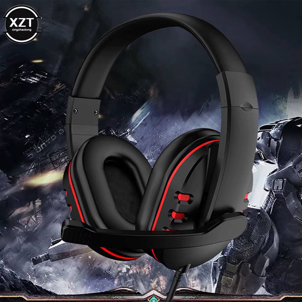 Casque de jeu filaire avec microphone