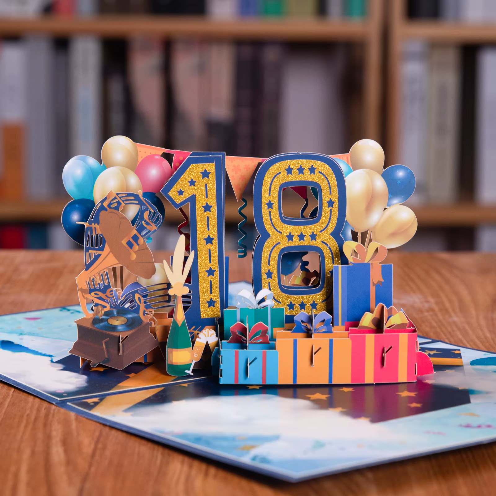 Carte d'anniversaire, carte d'anniversaire Pop Up 1er 18e 21e anniversaire, cartes de vœux numéro d'anniversaire pour mariage, femme, mari, petite amie