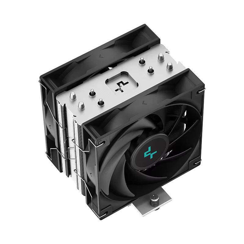 Refroidisseur de processeur DeepCool AG400 Plus 4 caloducs double ventilateur 220W