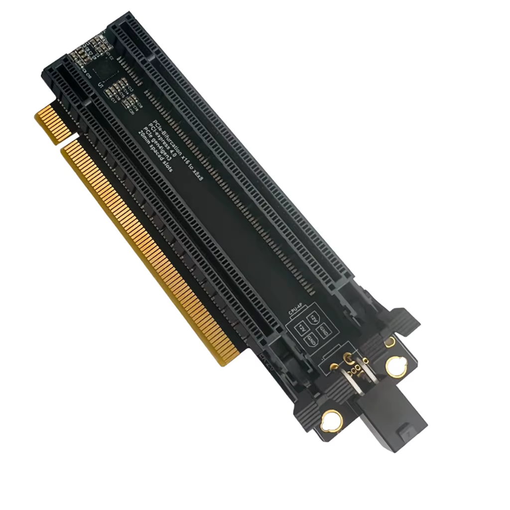 Carte d'extension PCIe 3.0 PCI-E 4.0x16 1 à 2