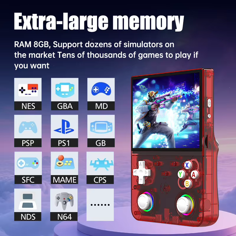 Console de jeu portable R36 Ultra X – Écran HD 4