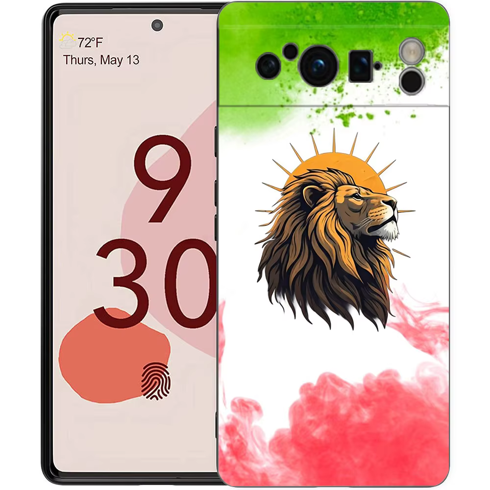 Map Art Iran flag Phone Case For Google Pixel 10 9 8 7 6 Pro XL 9A 8A 6A 7A 5G Soft Shockproof TPU Black Cover
