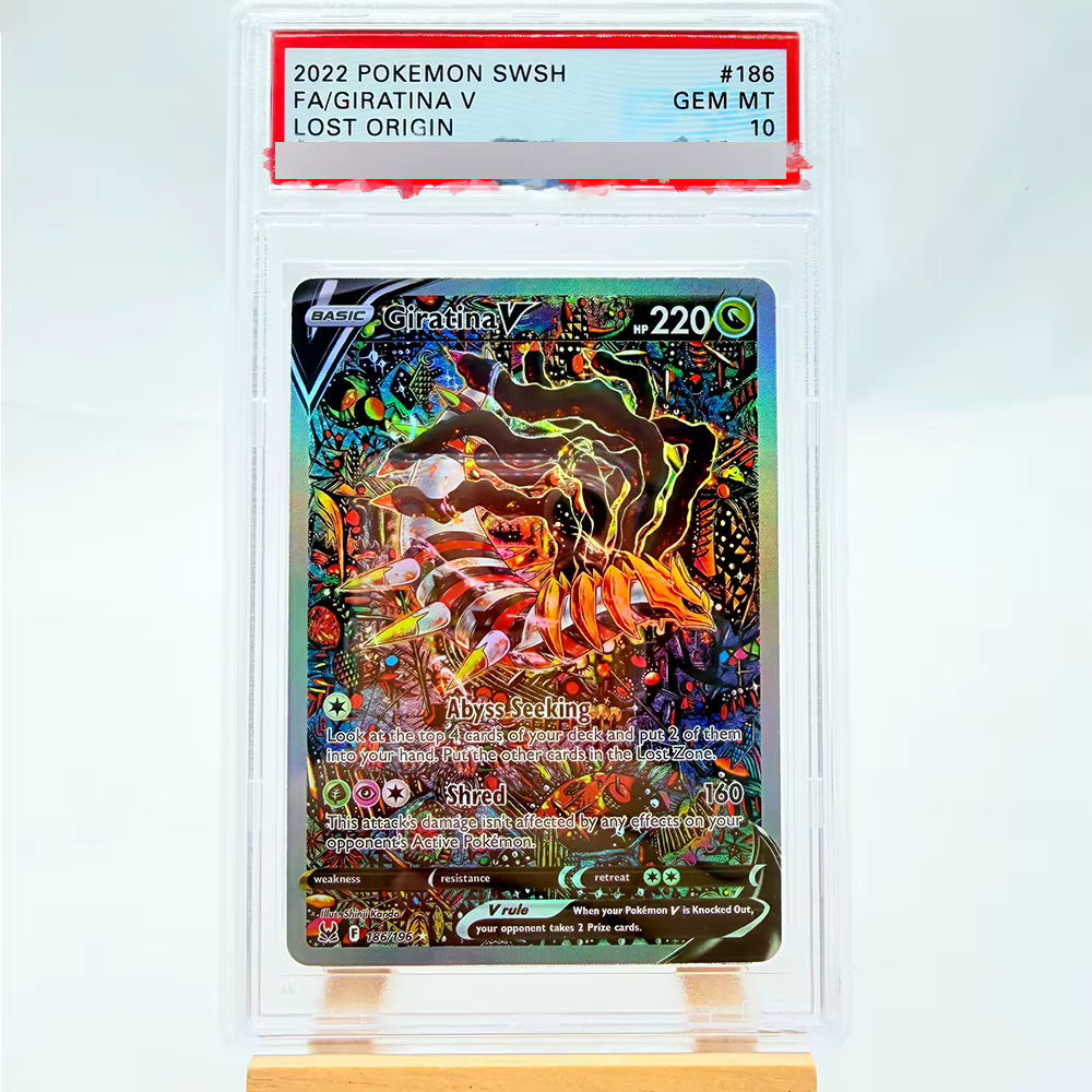 Carte de collection d'anime classique DIY version copie avec évaluation anglaise Rayquaza Charizard Giratina Magikarp Zapdos Moltres