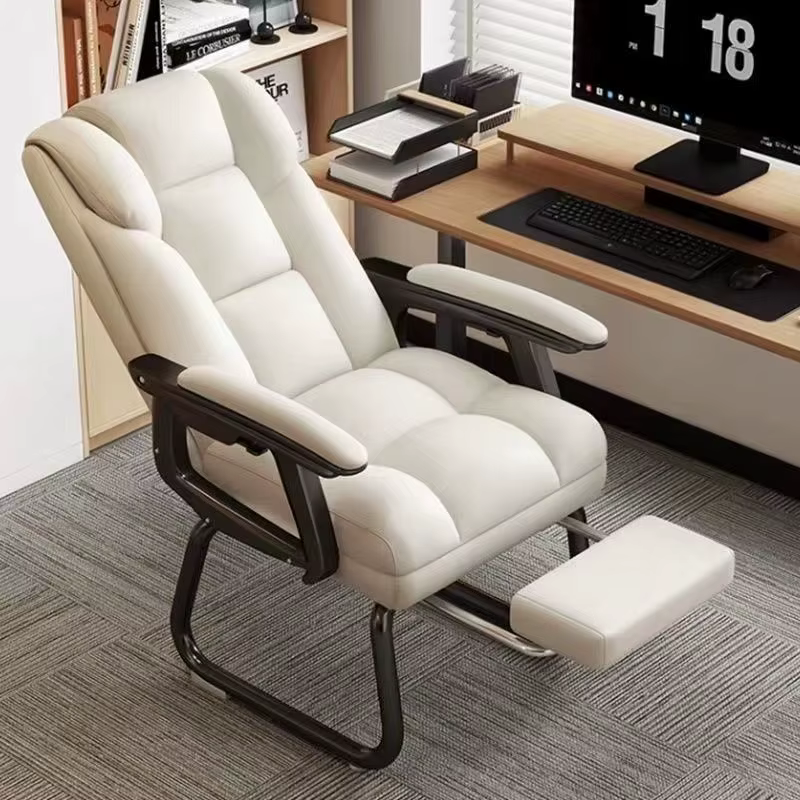 Chaise De Bureau De jeu blanche