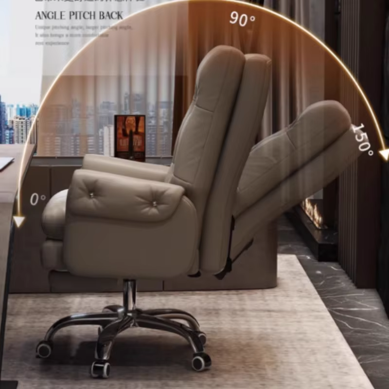 Fauteuil de bureau ergonomique en cuir écologique pour gaming