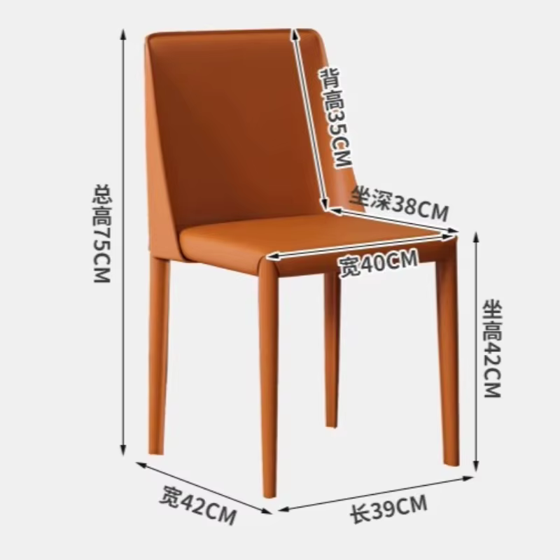 Chaises de salle à manger de luxe modernes, chaises de cuisine européennes élégantes, chaises de salle à manger individuelles de designer, meubles Sedie Sala Da Pranzo