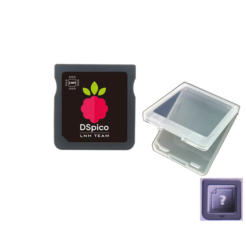DSPico Flashcart DS Pico Nouvelle Cartouche pour TOUTES les DS/DSi/3DS/2DS Configuration Simple Seulement Carte