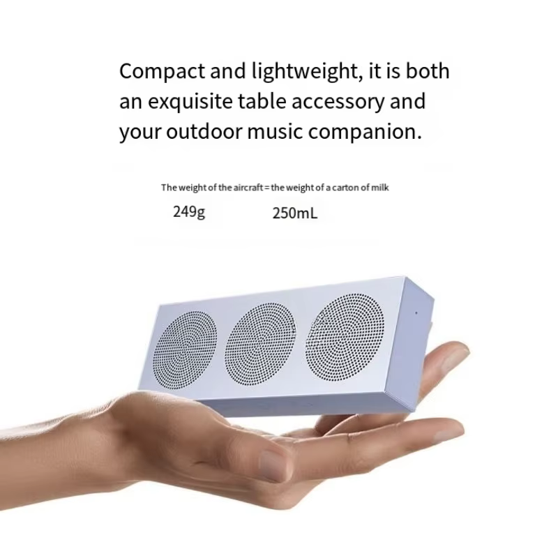 Haut-parleur Bluetooth portable Xiaomi avec corps métallique ultra-fin, lecture hors ligne intégrée à 750 chansons, IP66 étanche à la poussière et à l'eau