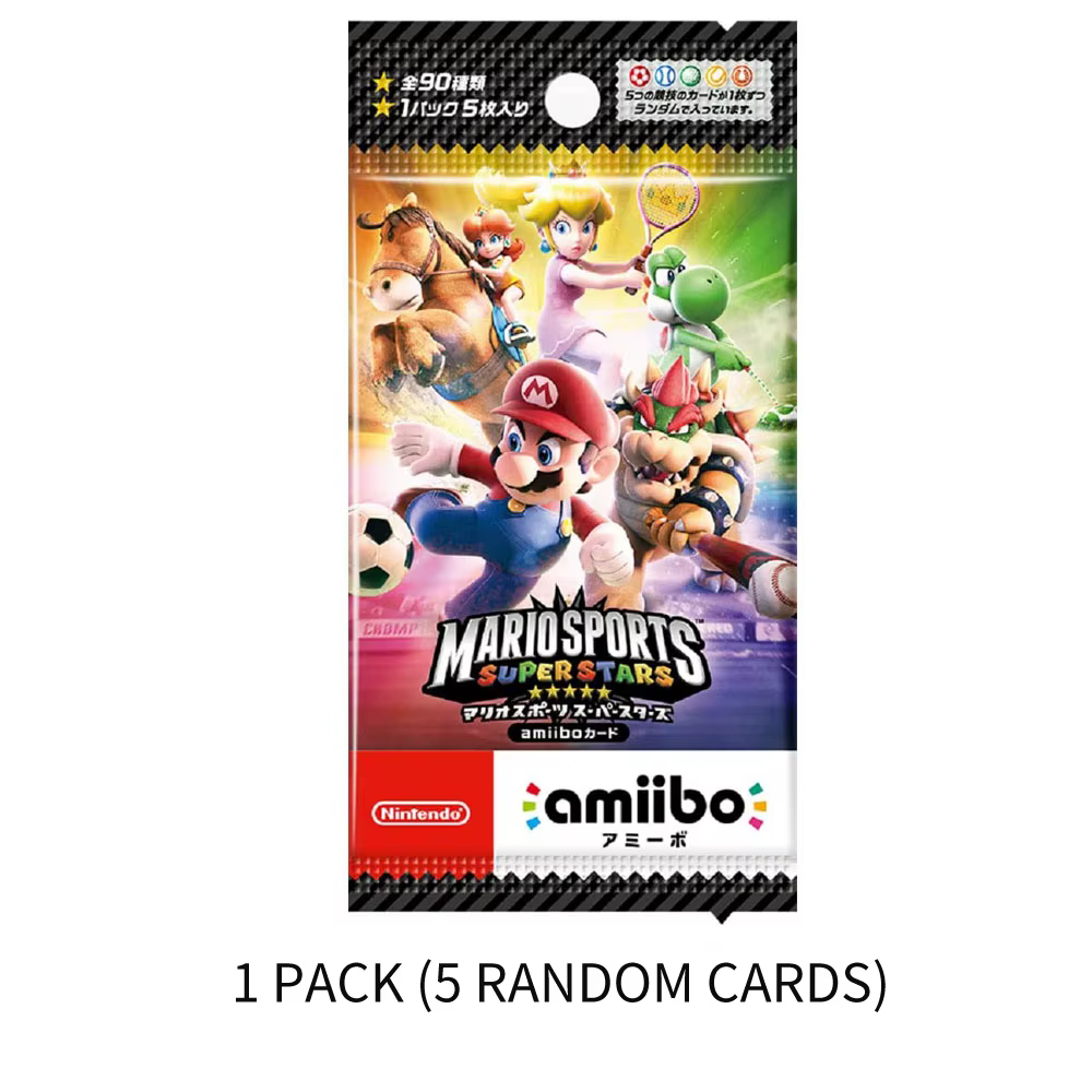 ARTSWIFT Cartes Nintendo Amiibo Mario Sport Superstar 1 BOÎTE Tous les 90 PIÈCES Version Asiatique Accessoires de Jeu Originaux