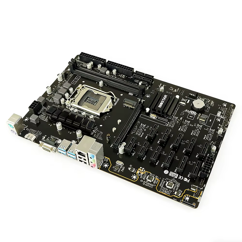 Carte mère B360 LGA 1151 BIOSTAR TB360-BTC PRO 2.0 CPU pour processeurs de 8e et 9e génération i9-9900K i7-9700K i7-8700K i5-9600K i3-8350K M.2 ATX