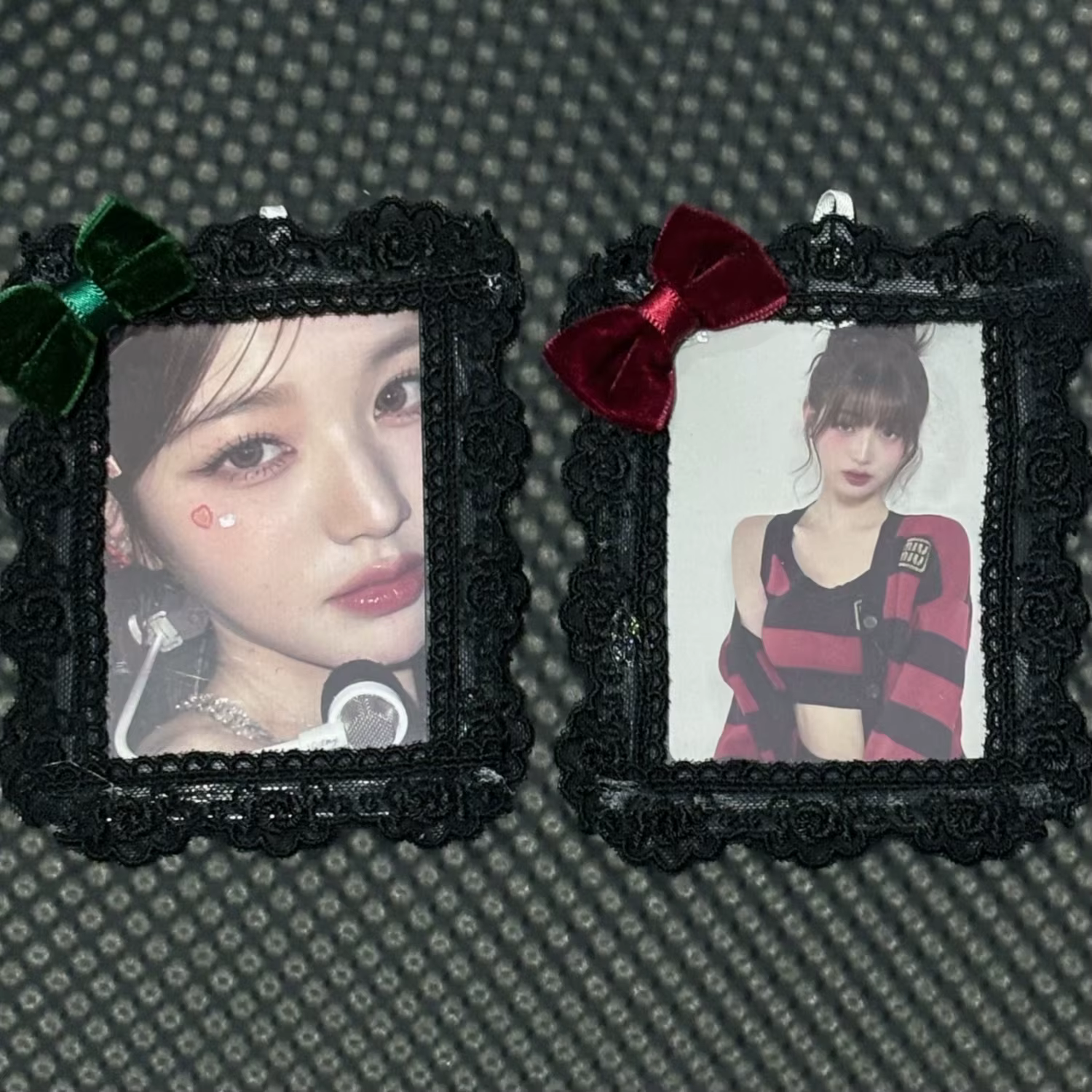 Porte-cartes photo noir