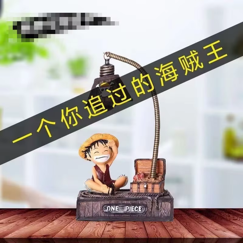 Une pièce Luffy dessin animé créatif bureau petits ornements cadeau d'anniversaire veilleuse décoration intérieure cadeaux pour amis Kawaii