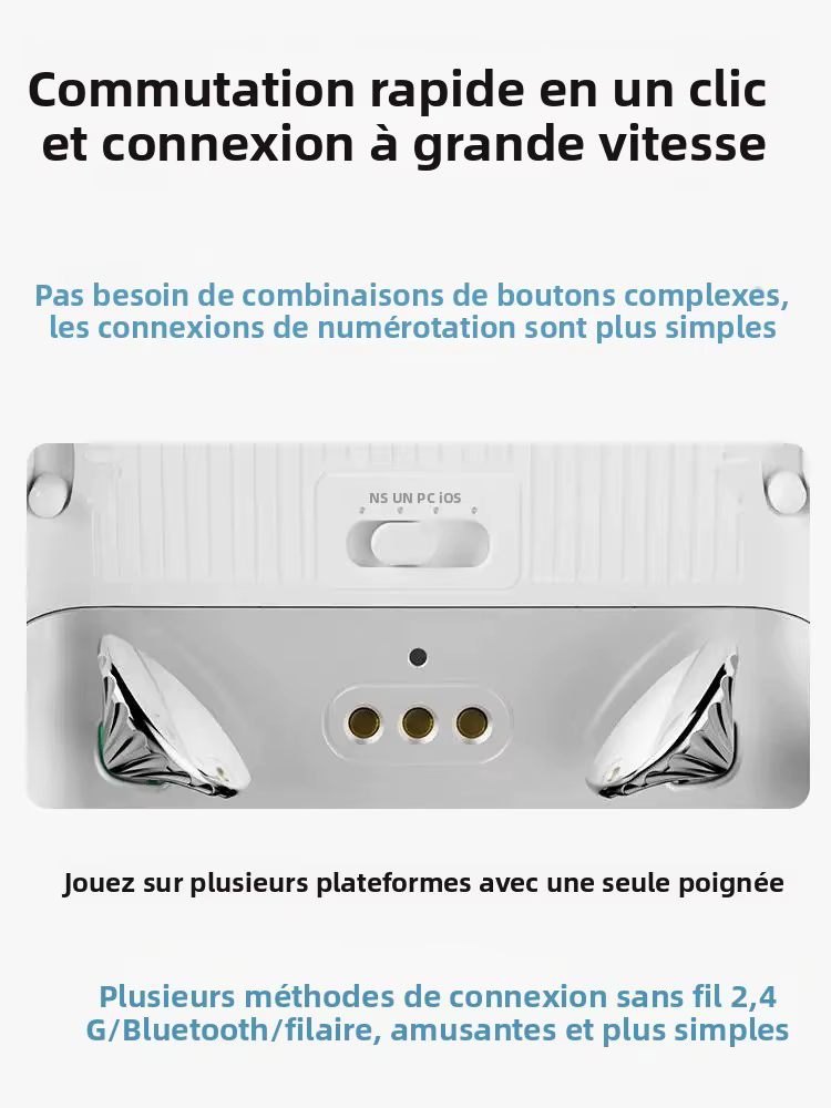 Coque de joystick K20TMR pour console de jeu rétro Switch 2/1