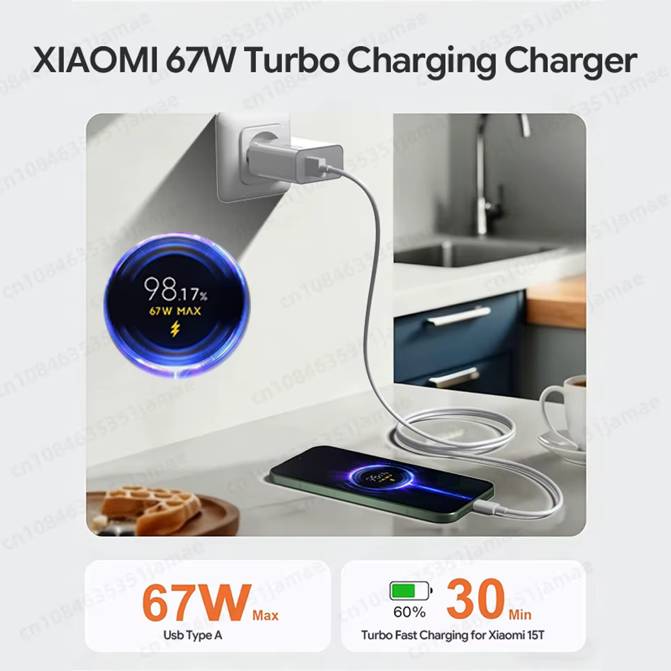 Chargeur Xiaomi 67W d'origine