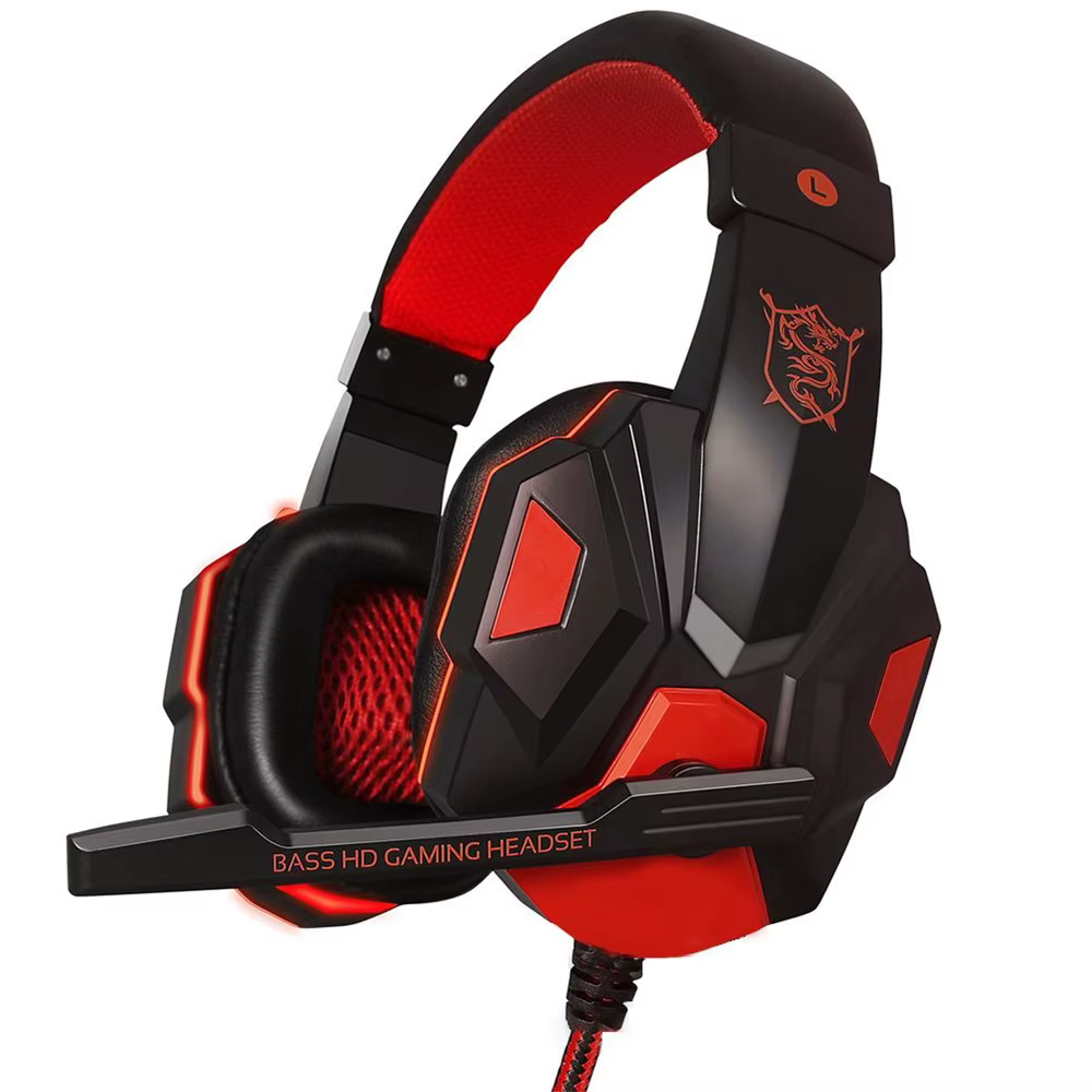 Casque de jeu filaire réglable à 120 ° avec microphone antibruit