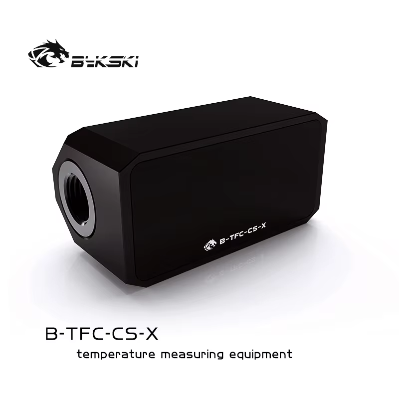 Bykski B-TFC-CS-X V3 PC liquide refroidisseur débitmètre thermomètre débit température 3 en 1 moniteur de refroidissement par eau affichage OLED numérique