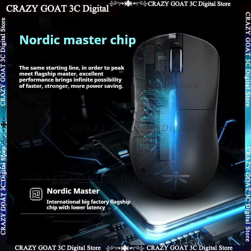 VGN libellule F1 Pro Max 4k souris sans fil double mode souris de jeu Moba 2.4G filaire léger e-sports souris de jeu Pc/mac cadeau