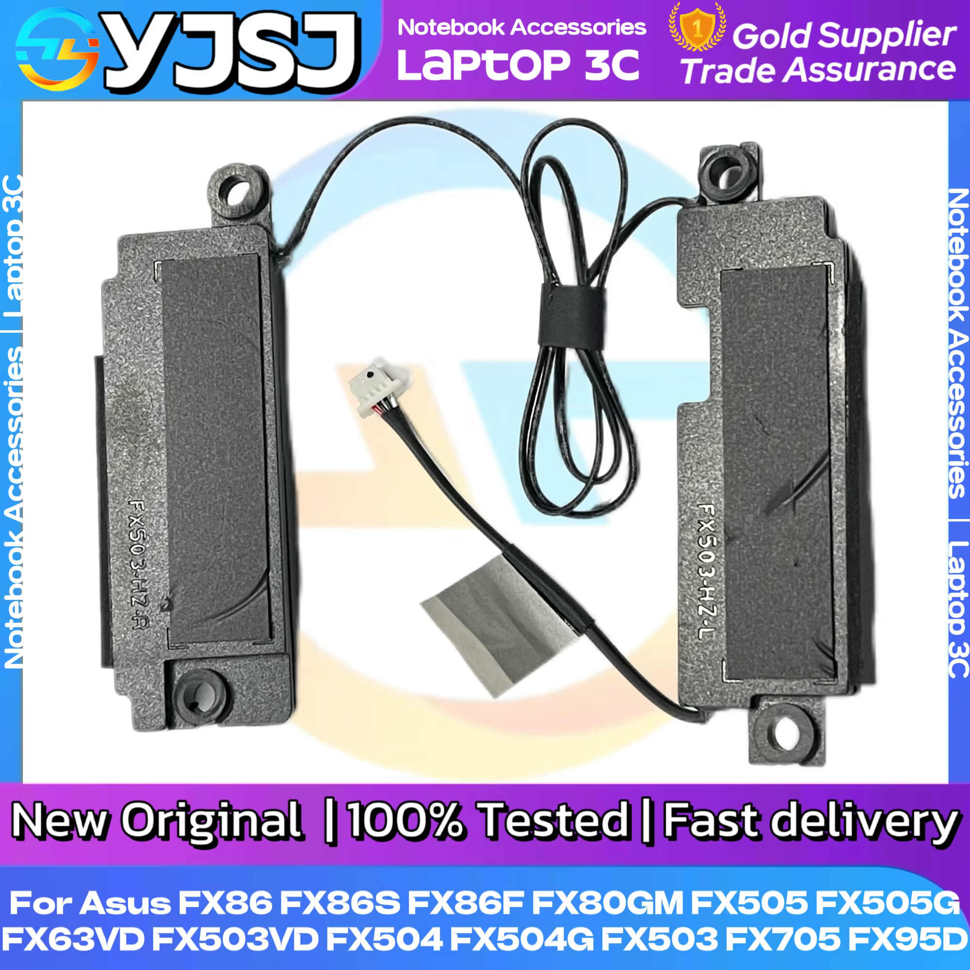 Ensemble de haut-parleurs pour ordinateur portable ASUS TUF Gaming FX504 FX505 FX80 FX86 FX504GD FX505GE FX505GM