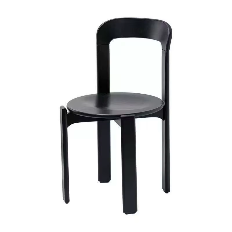 Chaise de salle à manger minimaliste moderne en résine moulée, Design intégré, Options de couleurs multiples, chaise d'appoint robuste pour salle à manger