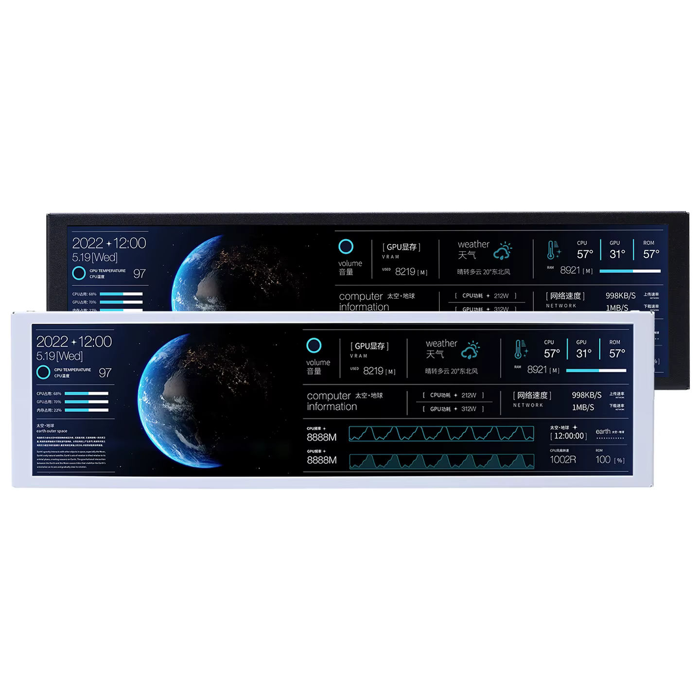 Écran secondaire IPS USB de 9.2 pouces