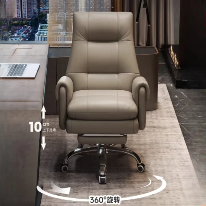 Fauteuil de bureau ergonomique en cuir écologique pour gaming