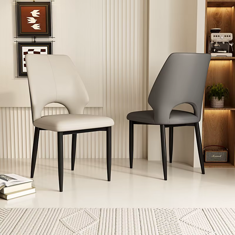 Chaises de salle à manger modernes pour cuisine, chaises de bureau européennes tendance pour salon, chaises ergonomiques pour restaurant, mobilier d'hôtel