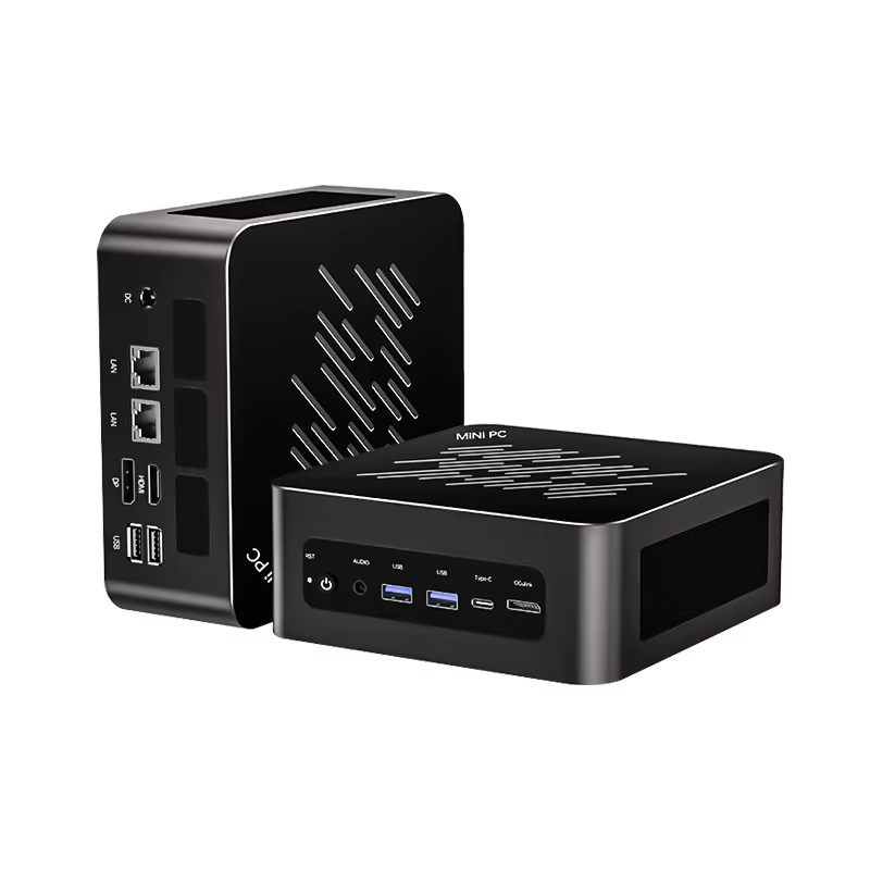 Topton Mini PC Gamer Intel Ultra 9 285H ES 7 255H ES 5 235H ES OCuLink USB4 2x2.5G LAN 2xNVMe ordinateur de bureau Windows 11 WiFi6E