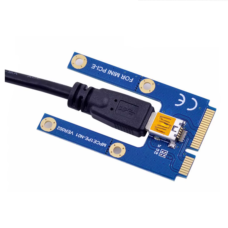 Carte Mini PCIe à PCI express pour carte graphique externe