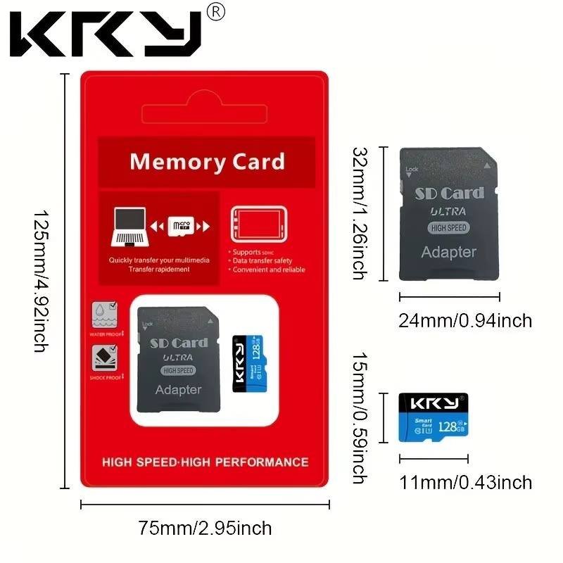 Carte mémoire micro SD pour téléphone