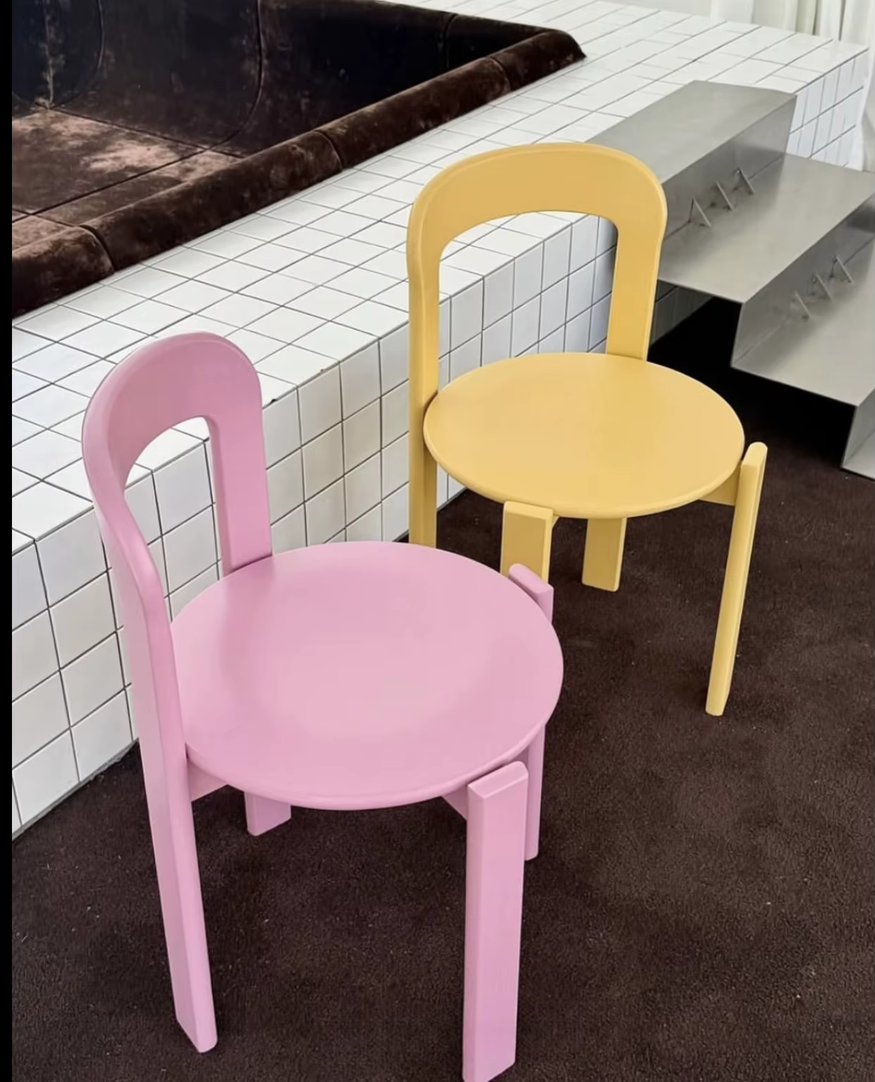 Chaise de salle à manger de style médiéval colorée pour la maison, chaise de bureau pour petit appartement, chaise Rey pour café