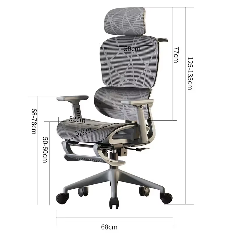 Chaise d'ordinateur de jeu électronique