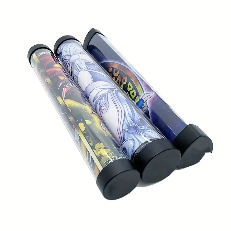 Porte-cartes transparent de 60 mm – Tapis et rangement de cartes pour jeux PTCG