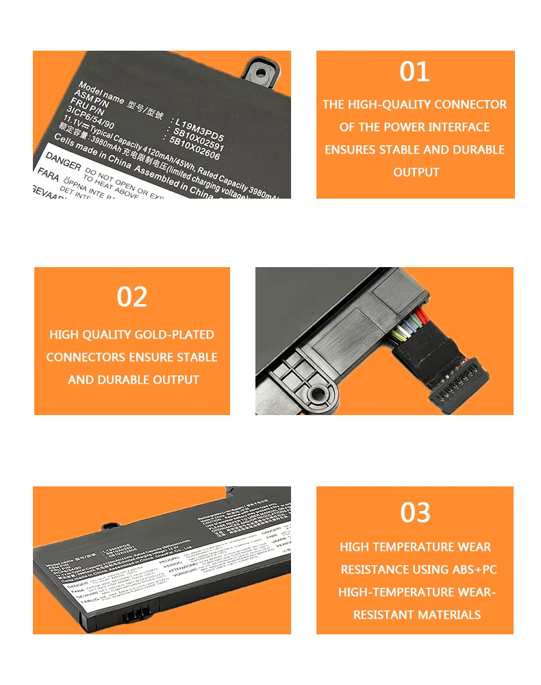 Batterie d'ordinateur portable pour Lenovo ThinkSub, E14, E15, Isabel 2, TP00117A, TP00116C, L19C3PD5