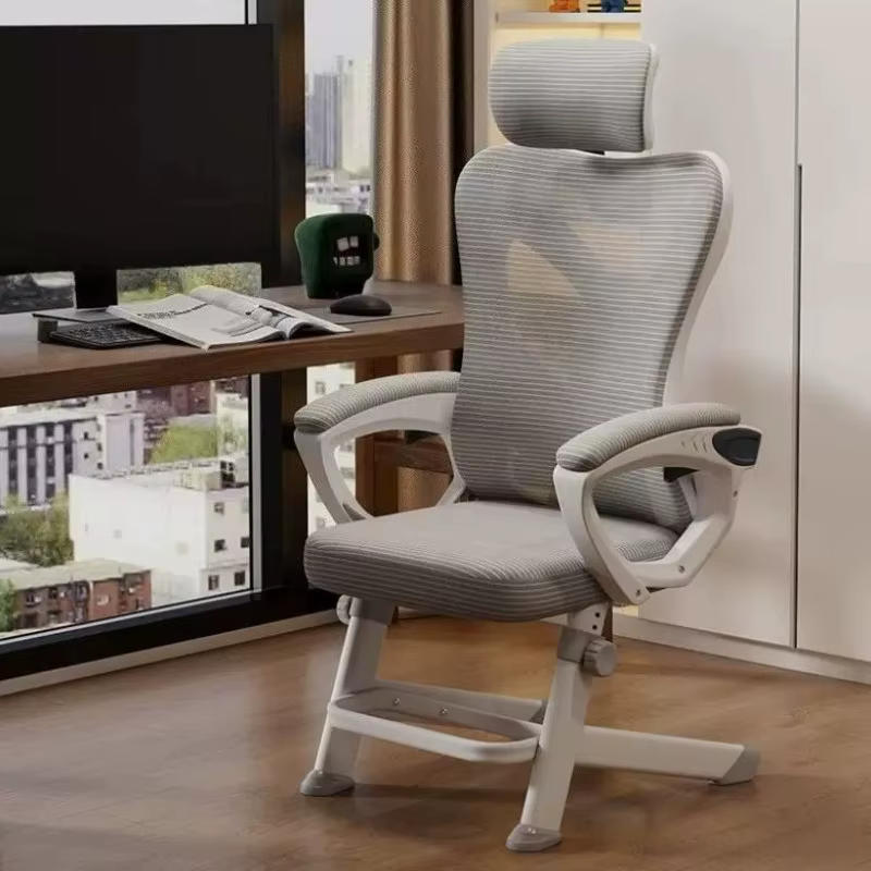Chaise d'ordinateur, chaise de bureau à domicile, siège confortable inclinable pour une assise sédentaire, chaise ergonomique de jeu et de relaxation, mobilier de siège