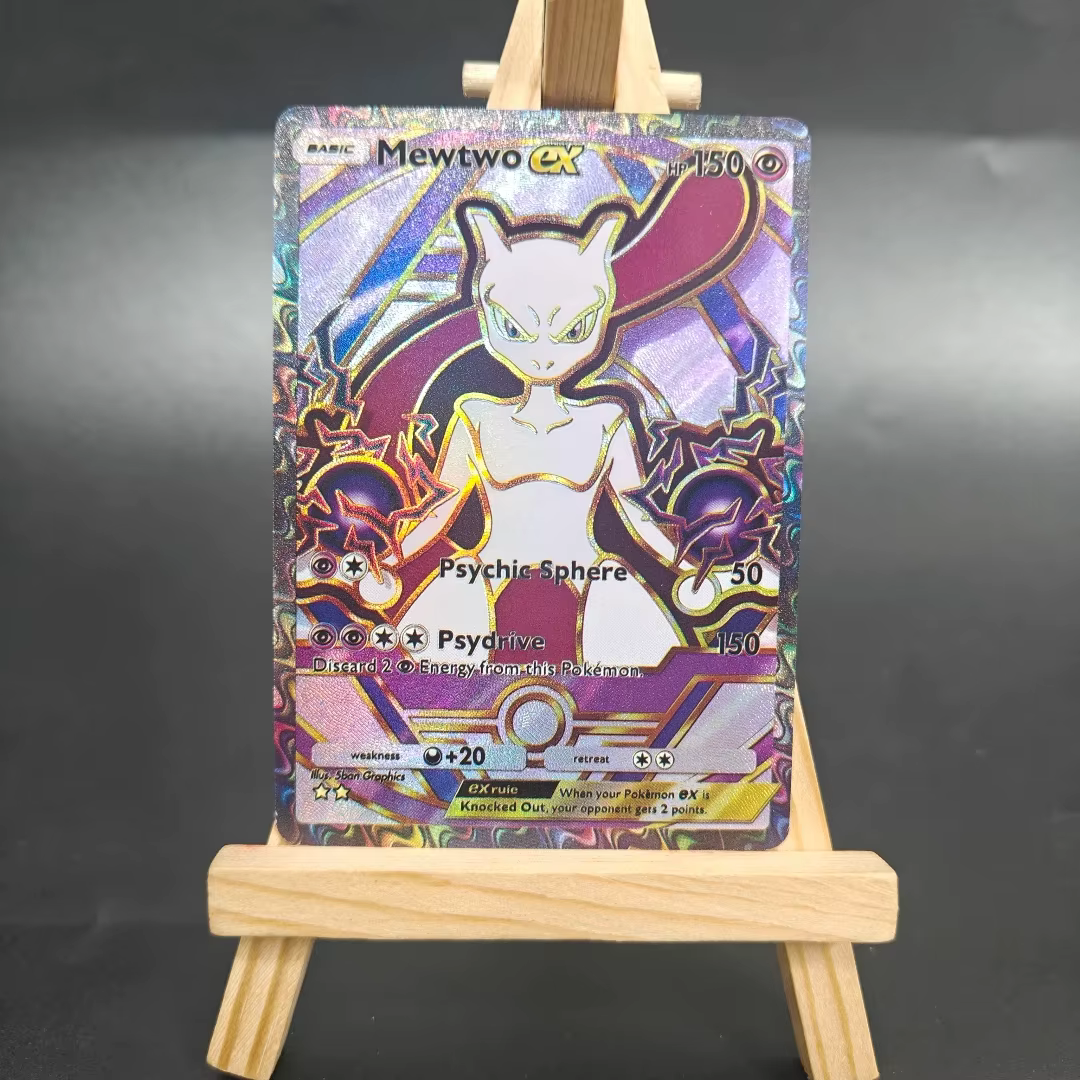 Bricolage Pokemon TCG cartes de poche immersive EEVEE pikachu Charizard Mew Dialga Solgaleo Lugia Arceus Lillie EX APP carte de jeu