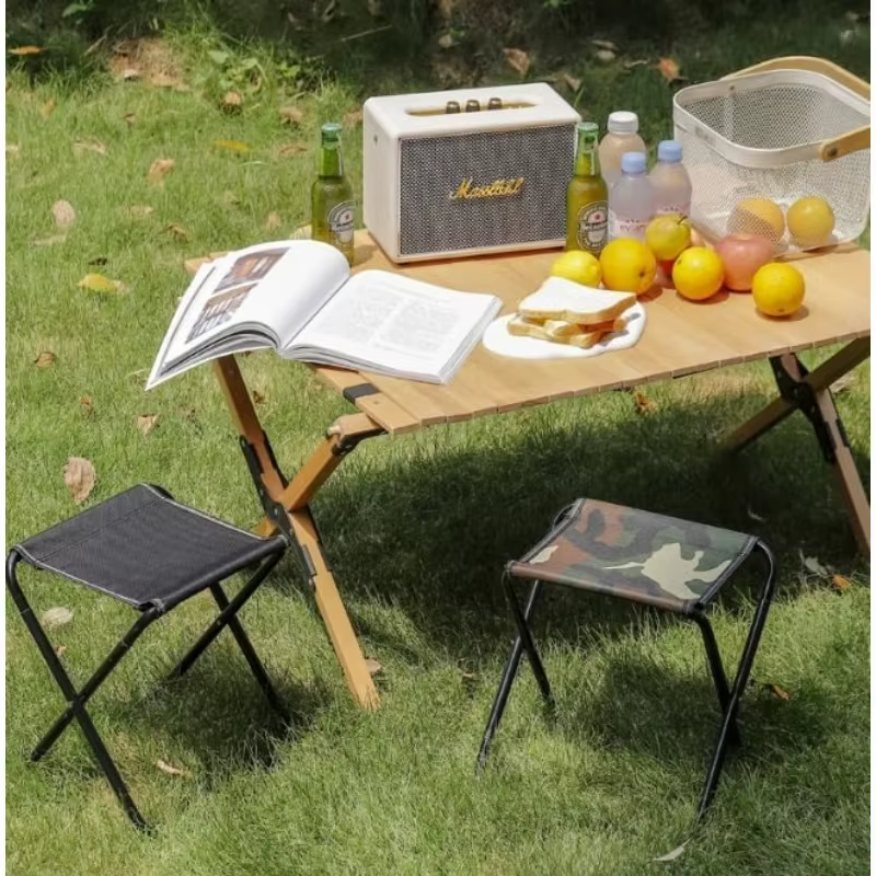 Chaise pliante portable, banc, tabouret de pêche, tabouret de voyage, tabouret de camping, tabouret d'équitation, tabourets portables pour la file d'attente au train et au métro, outil d'extérieur
